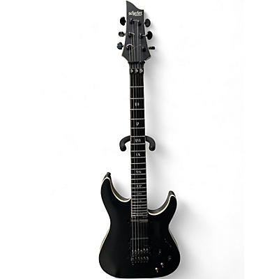 Used Schecter Guitar Research C7 Evil Twin Black Solid Body Electric Guitar