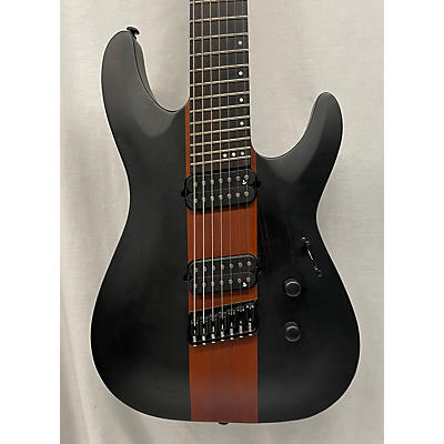 Schecter Guitar Research Used Schecter Guitar Research C7 Multiscale Rob Scallon Satin Dark Roast Solid Body Electric Guitar