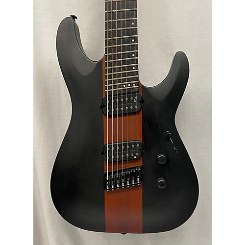 Schecter Guitar Research Used Schecter Guitar Research C7 Multiscale Rob Scallon Satin Dark Roast Solid Body Electric Guitar Satin Dark Roast