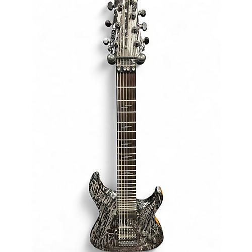 Used Schecter Guitar Research C7 SILVER MOUNTIAN SILVER MOUNTIAN Solid Body Electric Guitar SILVER MOUNTIAN