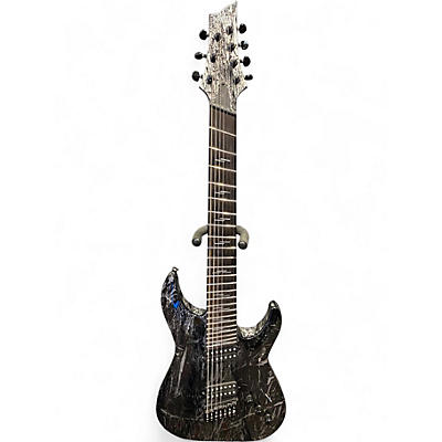 Used Schecter Guitar Research C7 Silver Mountain Multiscale Silver Mountain Solid Body Electric Guitar