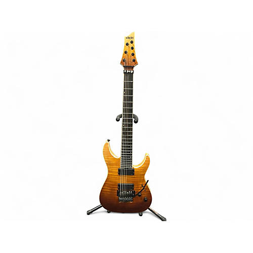 Schecter Guitar Research Used Schecter Guitar Research C7 Sls Elite Antique Fade Burst Solid Body Electric Guitar Antique fade burst