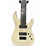 Used Schecter Guitar Research C8 BLACK JACK Classic White Solid Body Electric Guitar Classic White