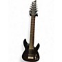 Used Schecter Guitar Research C8 DELUXE Black Solid Body Electric Guitar Black