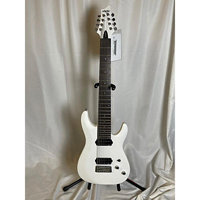 Schecter Guitar Research Used Schecter Guitar Research C8 DELUXE White Solid Body Electric Guitar