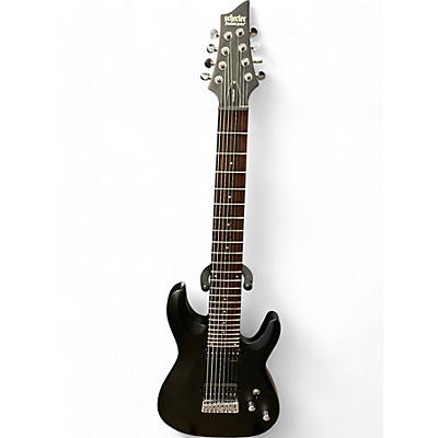 Schecter Guitar Research Used Schecter Guitar Research C8 DLX Black Solid Body Electric Guitar