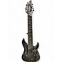 Used Schecter Guitar Research C8 MULTISCALE SILVER MOUNTAIN BLOOD MOON Solid Body Electric Guitar BLOOD MOON