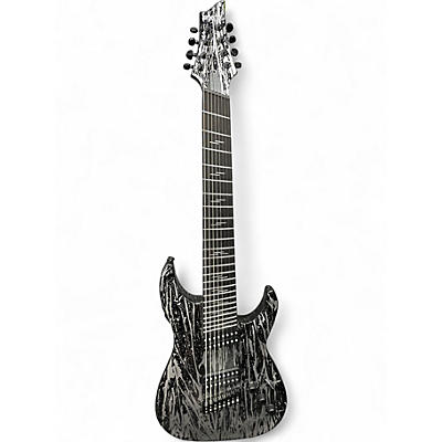 Used Schecter Guitar Research C8 MULTISCALE SILVER MOUNTAIN Solid Body Electric Guitar