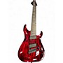 Used Schecter Guitar Research C8 Silver Mountain Red Solid Body Electric Guitar Red