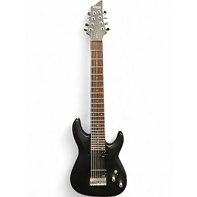 Used Schecter Guitar Research C8 deluxe Matte black Solid Body Electric Guitar