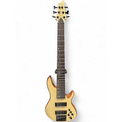 Used Schecter Guitar Research CB-6 Natural Electric Bass Guitar