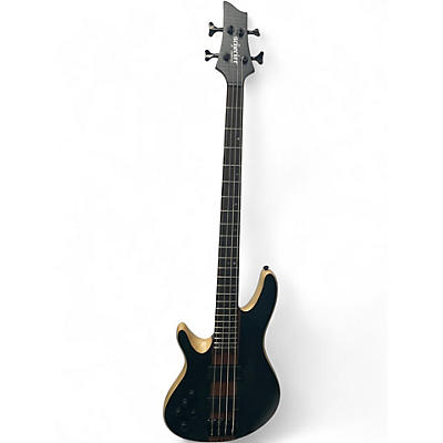 Used Schecter Guitar Research CB4 Trans Black Electric Bass Guitar