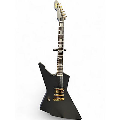 Used Schecter Guitar Research CESAR SOTO E1 LH Black Solid Body Electric Guitar