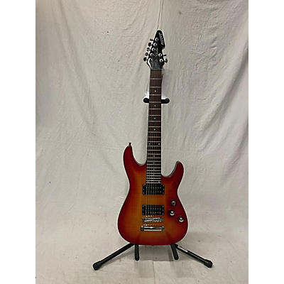 Schecter Guitar Research Used Schecter Guitar Research CLASSIC-7 Fiesta Red Solid Body Electric Guitar