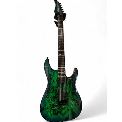 Schecter Guitar Research Used Schecter Guitar Research CR-6 AQUABURST Solid Body Electric Guitar