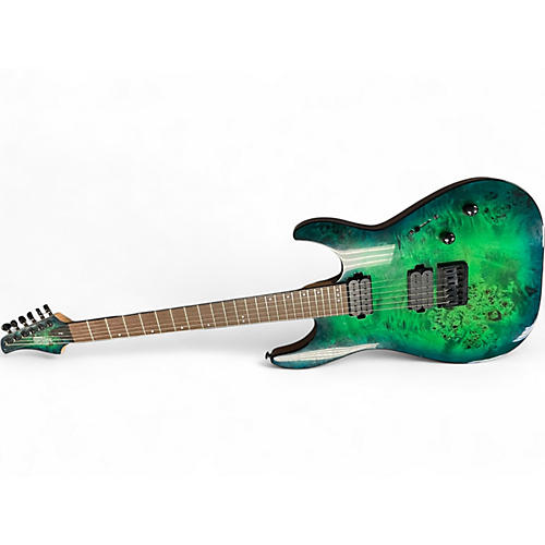 Used Schecter Guitar Research CR-6 AQUABURST Solid Body Electric Guitar AQUABURST