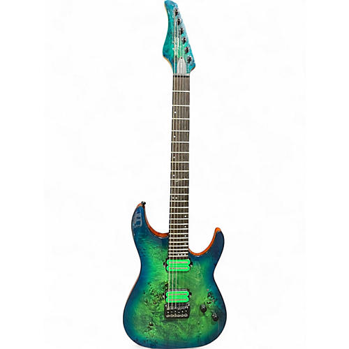Used Schecter Guitar Research CR-6 Aqua burst Solid Body Electric Guitar Aqua burst