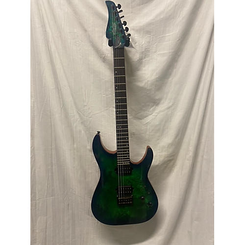 Schecter Guitar Research Used Schecter Guitar Research CR-6 Aquaburst Solid Body Electric Guitar Aquaburst