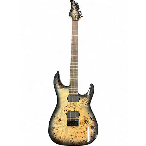 Used Schecter Guitar Research CR-6 Charcoal Burst Solid Body Electric Guitar Charcoal Burst