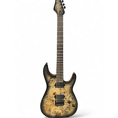 Used Schecter Guitar Research CR-6 Charcoal Burst Solid Body Electric Guitar