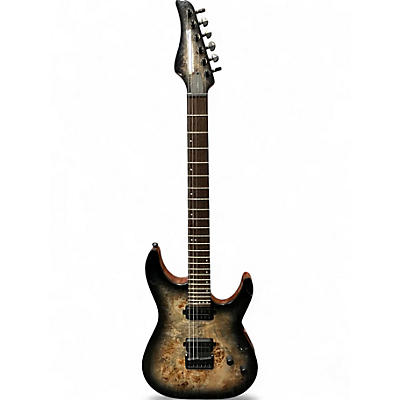 Used Schecter Guitar Research CR-6 Charcoal Solid Body Electric Guitar