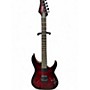 Used Schecter Guitar Research CR-6 Crimson Red Trans Solid Body Electric Guitar Crimson Red Trans