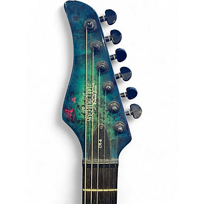 Used Schecter Guitar Research CR-6 GREEN Solid Body Electric Guitar
