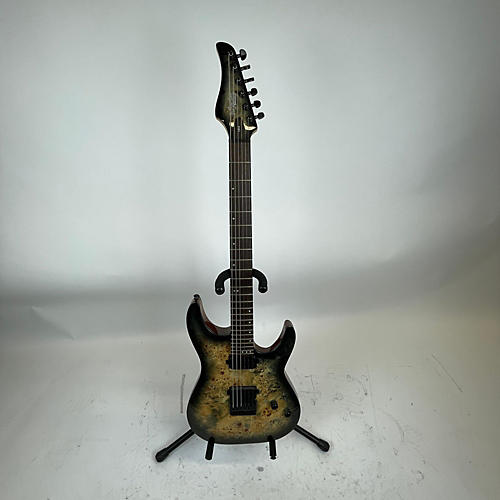 Schecter Guitar Research Used Schecter Guitar Research CR-6 Trans Black Solid Body Electric Guitar Trans Black