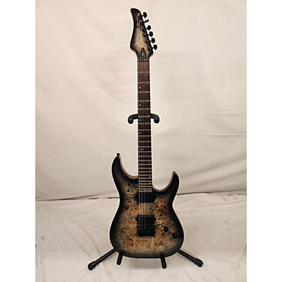 Schecter Guitar Research Used Schecter Guitar Research CR-6 Trans Charcoal Solid Body Electric Guitar