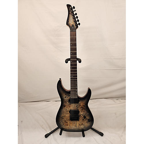 Schecter Guitar Research Used Schecter Guitar Research CR-6 Trans Charcoal Solid Body Electric Guitar Trans Charcoal