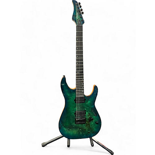 Schecter Guitar Research Used Schecter Guitar Research CR6 AQUABURST Solid Body Electric Guitar AQUABURST