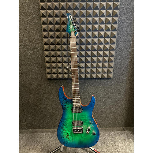 Schecter Guitar Research Used Schecter Guitar Research CR6 Aqua Burst Solid Body Electric Guitar Aqua Burst