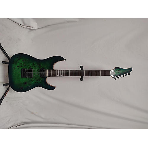 Schecter Guitar Research Used Schecter Guitar Research CR6 Aquaburst Solid Body Electric Guitar aquaburst