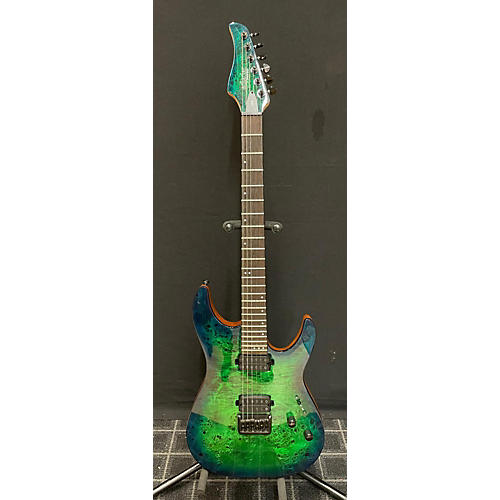 Schecter Guitar Research Used Schecter Guitar Research CR6 Aquaburst Solid Body Electric Guitar aquaburst