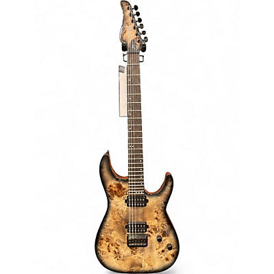 Used Schecter Guitar Research CR6 CHARCOAL BURST Solid Body Electric Guitar