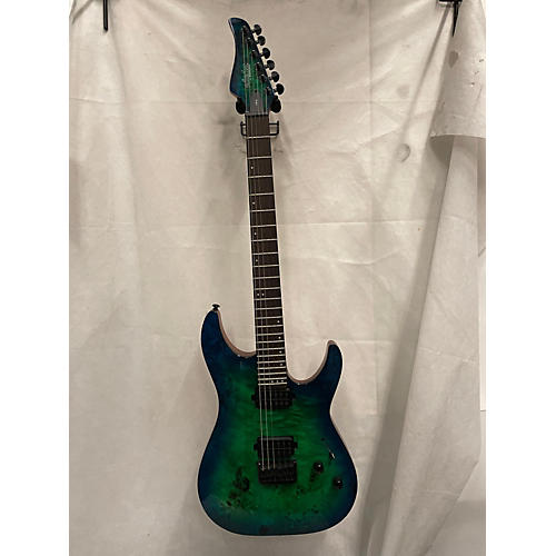 Schecter Guitar Research Used Schecter Guitar Research CR6 Emerald Green Solid Body Electric Guitar Emerald Green