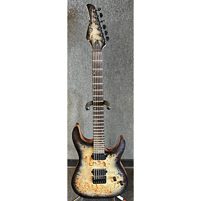 Schecter Guitar Research Used Schecter Guitar Research CR6 Trans Black Solid Body Electric Guitar