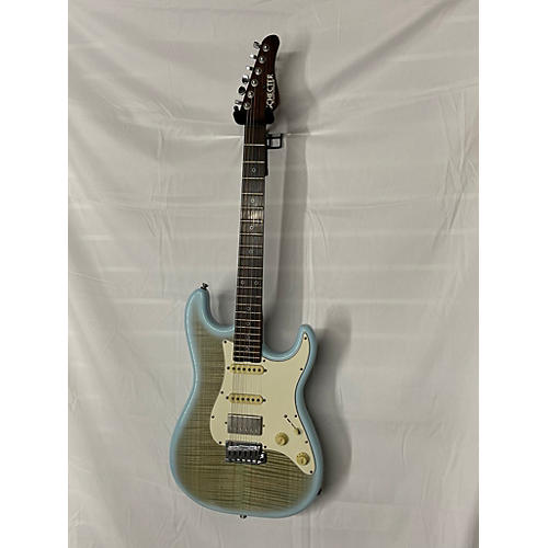 Schecter Guitar Research Used Schecter Guitar Research CUSTOM SHOP NICK JOHNSTON ATOMIC ICE Solid Body Electric Guitar ATOMIC ICE