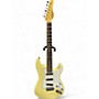 Used Schecter Guitar Research CUSTOM SHOP STRAT YELLOW Solid Body Electric Guitar YELLOW