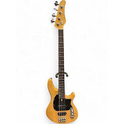 Used Schecter Guitar Research CV-4 Diamond Series Natural Electric Bass Guitar