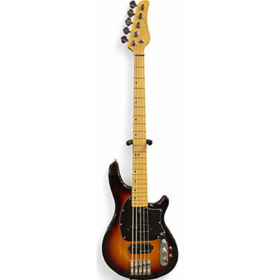 Used Schecter Guitar Research CV-5 3 Color Sunburst Electric Bass Guitar