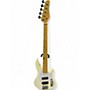 Used Schecter Guitar Research CV5 Ivory Electric Bass Guitar Ivory