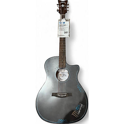 Used Schecter Guitar Research Caffe Monster Limited Edition Black Acoustic Guitar