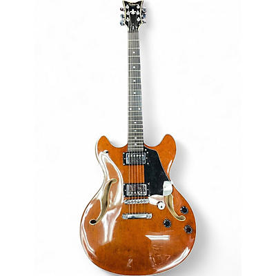 Used Schecter Guitar Research Corsair Brown Hollow Body Electric Guitar