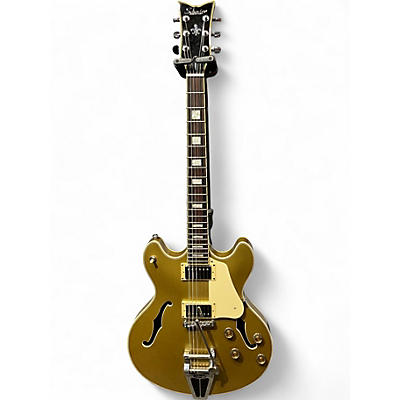 Used Schecter Guitar Research Corsair Gold Hollow Body Electric Guitar