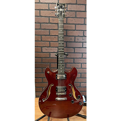 Schecter Guitar Research Used Schecter Guitar Research Corsair Red Hollow Body Electric Guitar