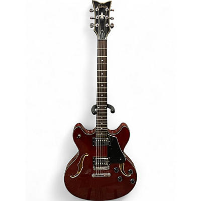 Used Schecter Guitar Research Corsair Walnut Hollow Body Electric Guitar