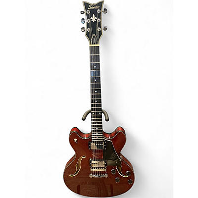 Used Schecter Guitar Research Corsair Walnut Hollow Body Electric Guitar