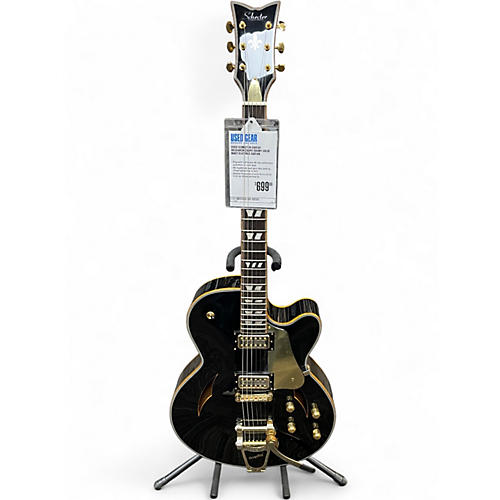 Used Schecter Guitar Research Coupe Ebony Solid Body Electric Guitar Ebony