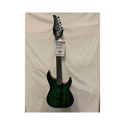 Schecter Guitar Research Used Schecter Guitar Research Cr-6 Aquaburst Solid Body Electric Guitar